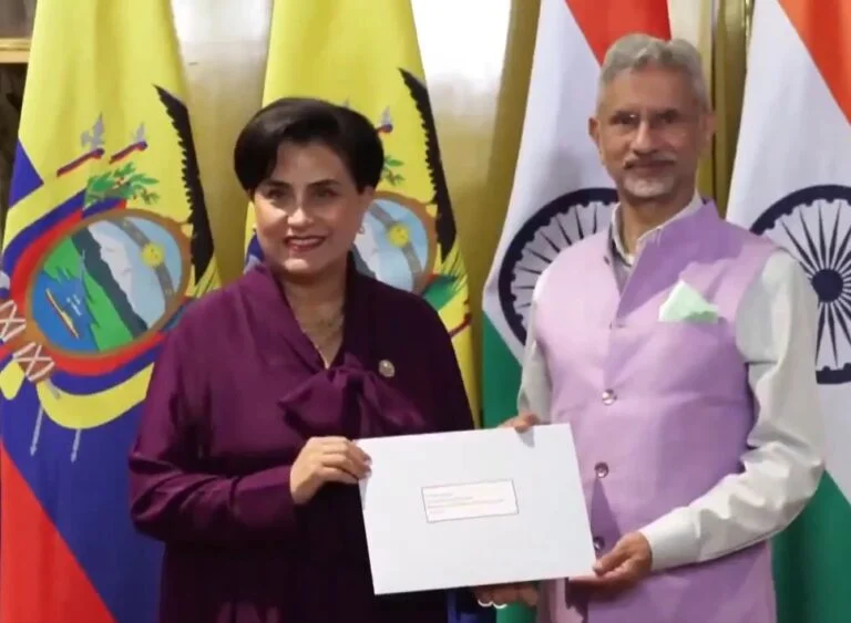 जयशंकर इक्वाडोर विदेश मंत्री मुलाकात