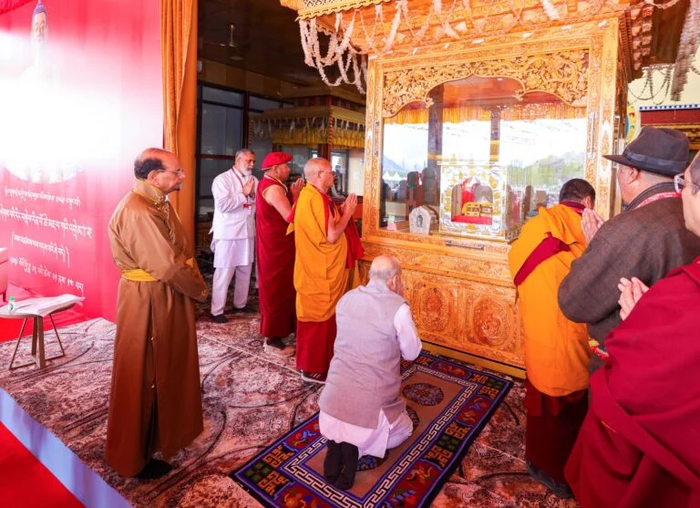 बुद्ध अवशेष प्रदर्शनी अमित शाह