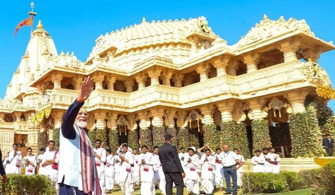 सोमनाथ मंदिर पर पीएम मोदी बयान