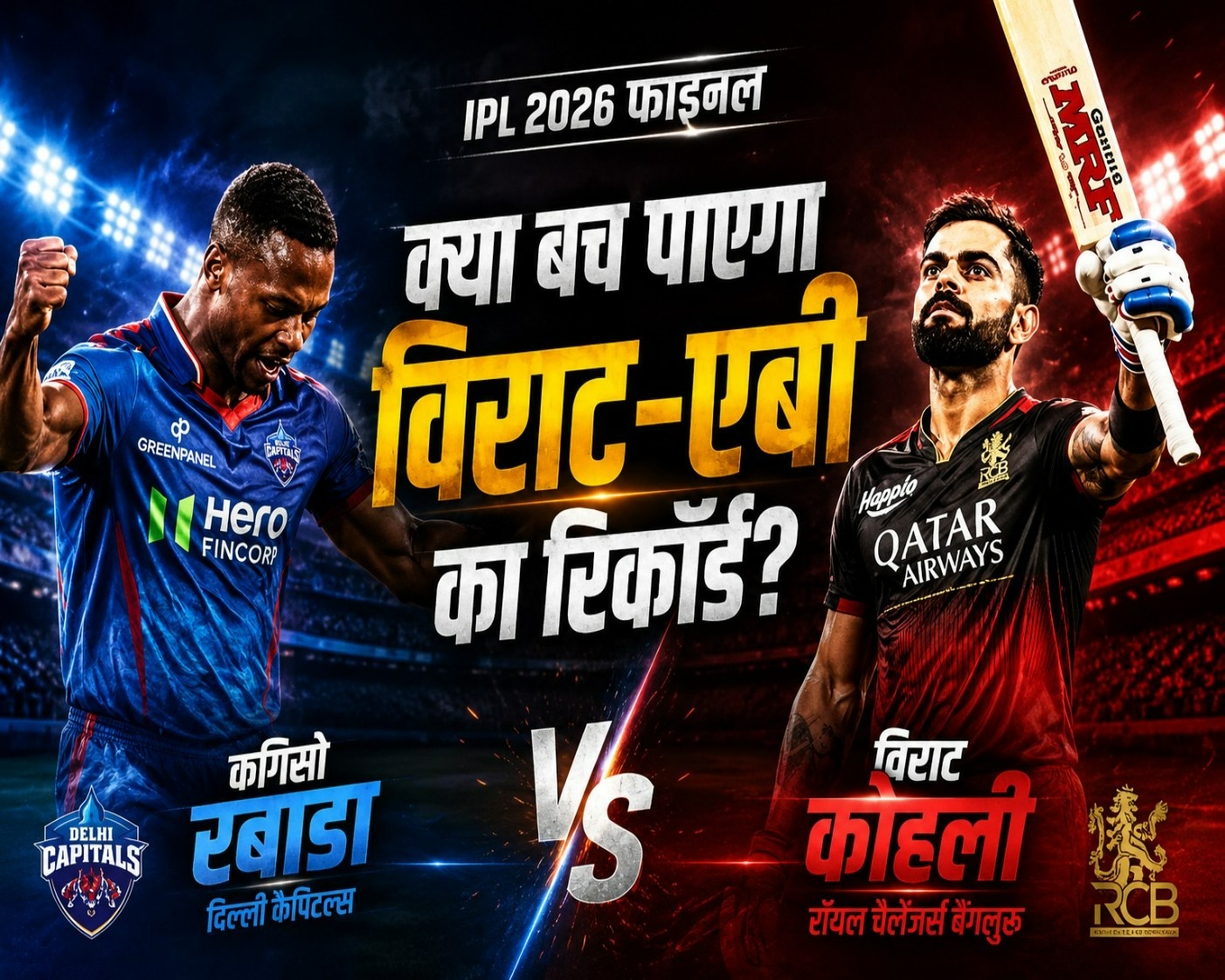 रबाडा Vs कोहली