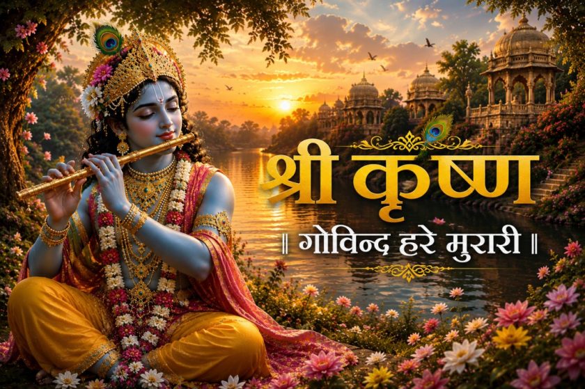 श्री कृष्ण गोविन्द हरे मुरारी।