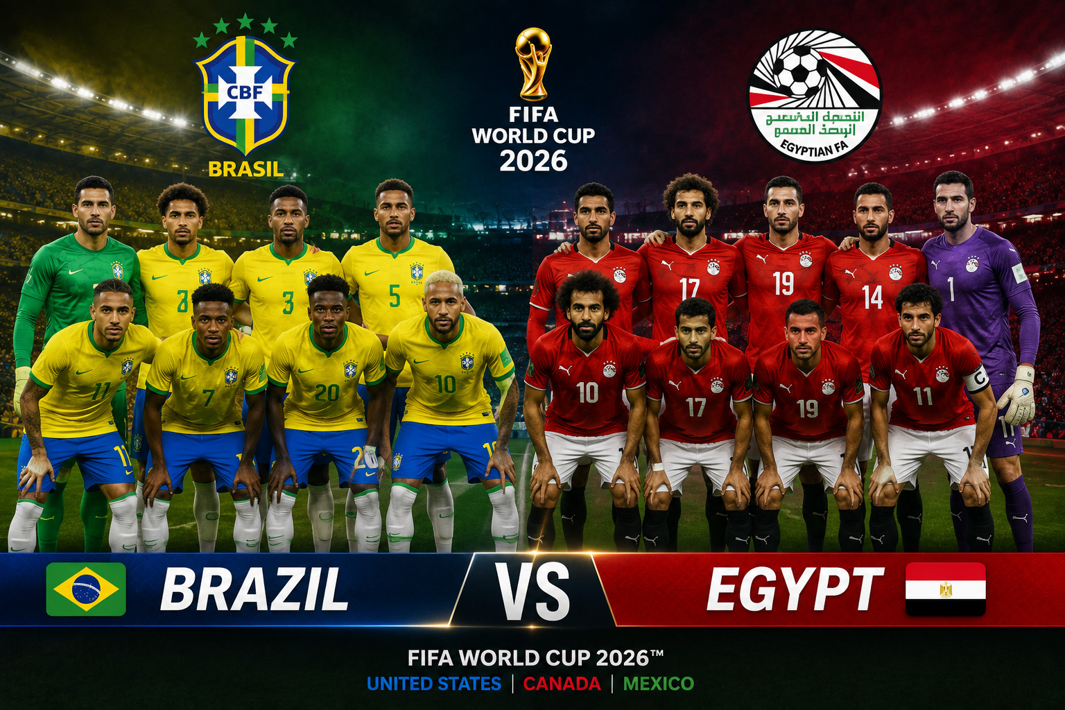 Brazil vs Egypt