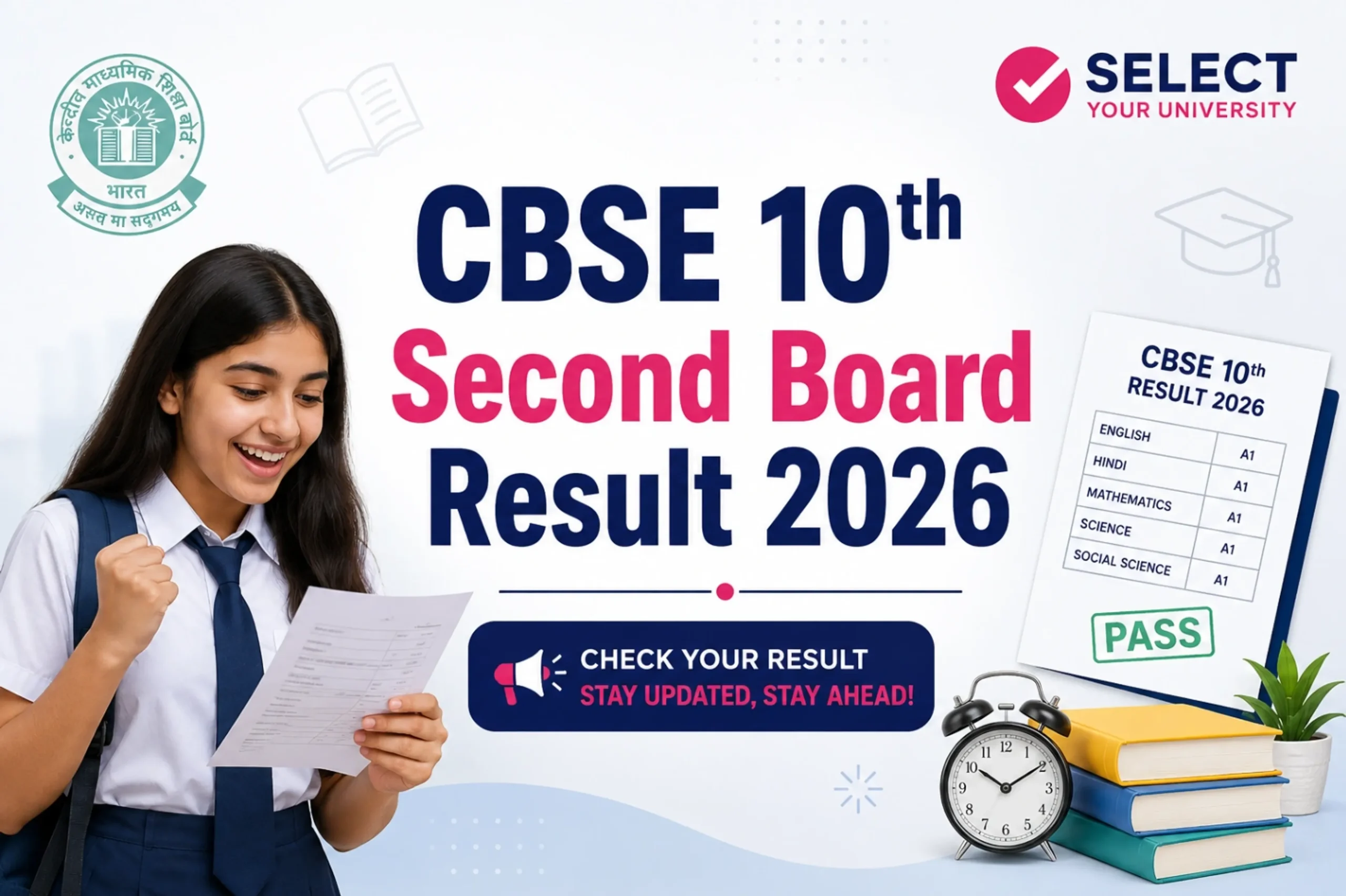 CBSE Class 10 Second Board Result 2026